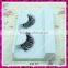 Human hair strip false eyelashes with customer package