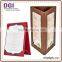 2016 Hot leather book cover restaurant equipment display stand serving tray