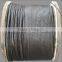 Factory supply 8x7+1x19 ungalvanized steel wire rope