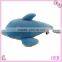 Funny plush bule dolphins baby toys
