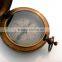 Push Button Pocket Brass Sundial Compass Antique Nautical pendant compass 13242