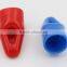 Durable plastic round hanger end caps for wooden broom handles