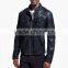 Men Studded Black Leather Jacket With Belt