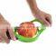 cooking tools apple slicer green color Apple Cutter kitchen utensils set silicone apple wedger