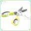 Vegetable Herb Slicer with Anti-Slip Silicone Coated On The Handle Stainless Steel Blades