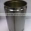 Top quality Weld coffee tin can with easy open lid screw cover