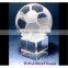 OEM/ODM homemade crystal football/soccer sphere/ball with stand