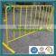 High safety temporary steel metal barricades for pedestrian safety