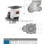 SK6-B4071P Cast Steel Leveling Adjustable wheel