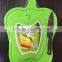 plastic BPA free Chopping Blocks , pear shap cutting board set