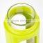 custom kids bulk double wall borosilicate glass water bottle