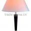 New design elegant contracted decorative red wooden holder table lamp