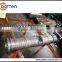 Conical twin extruder chromed barrel and screw for plastic machine