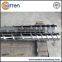 PE film single plastic extruder machine nitride 38CrMoAla screw and barrel