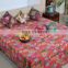 Reversible Indian Bedspread indian jaipur handmade 100% cotton kantha bedspreads/bed cover/bed sheets/quilt/throw