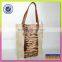 Bohemia national style beach bag and polyester with jute and cotton handbags pp handle