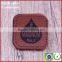 Custom decorative leather printing jeans beanies patch