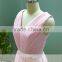 ASAF-04 Elegant Long Chiffon Zipper Back Pleats V-neck Cheap Bridesmaid Dress                        
                                                Quality Choice