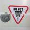 Hard thick PVC wall sticker