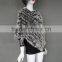 Thick And Soft Ladies Genuine Rabbit Fur Knit Poncho Shawl