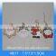 Christmas giftware ceramic hanging ornament in santa shape