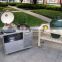 Auplex Outdoor Trolley Stainless Steel Kamado BBQ Table