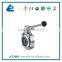 Sanitary Welded Type Butterfly Valve