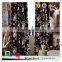 New Black background heavy curtain velvet printed fabric for living room/ bedroom