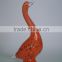 red glass duck