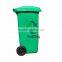 100ltr HDPE garbage bin with wheels and lid plastic grabage can compress