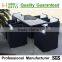 black wicker and popular outdoor dining set