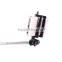 2015 hot portable in pocket flexible walking with bluetooth stick selfie stick with wired cheap price