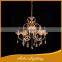 Vintage Popular Energy Saving 6 Lights Crystal Chandelier With Scallop Drops
