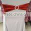 Good Quality Metallic Chair Band with White Buckle