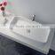 High Level hand wall hung acrylic solid surface basin/ artificial stone resin basin