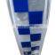 High Visibility PVC Prismatic Reflective Checked Tape For Safety Vest