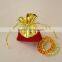 Luxury jewellery drawstring gift bag satin velvet bag