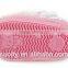 lovely voile lace fabric newborn baby shoe with flower pattern