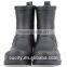 ladies ankle nature rubber rain boots with decorate strap