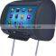 2015 new arrival 9 inch car headrest DVD monitor and player with zipper cover