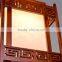 Chinese style wood art small droplight hotel engineering archaize sheepskin LED stage lighting energy-saving teahouse lighting