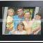 wall mounted digital photo frame with 15 inch with wooden frame