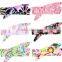 Baby Bohemia Elastic Stamp Bow Hairband Print Flower Bowknot Headband Turban Rabbit Knot Headdress Hair Accessories