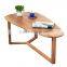 Europe 100% bamboo oval modern coffee table