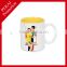 11oz Blank Coated Rim Color Mug Sublimation Ceramic Mug