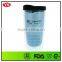 16oz double wall plastic water drinking tumbler with lid