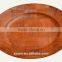 China Wholesale Red Wooden Woven Dessert Plate