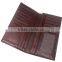 Factory wholesale animal leather wallet vintage leather men long purse