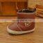 XIAOLIUBAO 2016 new fashion design baby shoes boots winter baby bootie leather
