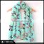 Women Lady Chiffon Butterfly PrintScarves Wrap Stole Warm Gift Neck Shawl Scarf